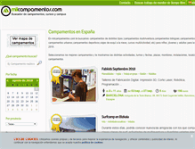 Tablet Screenshot of milcampamentos.com